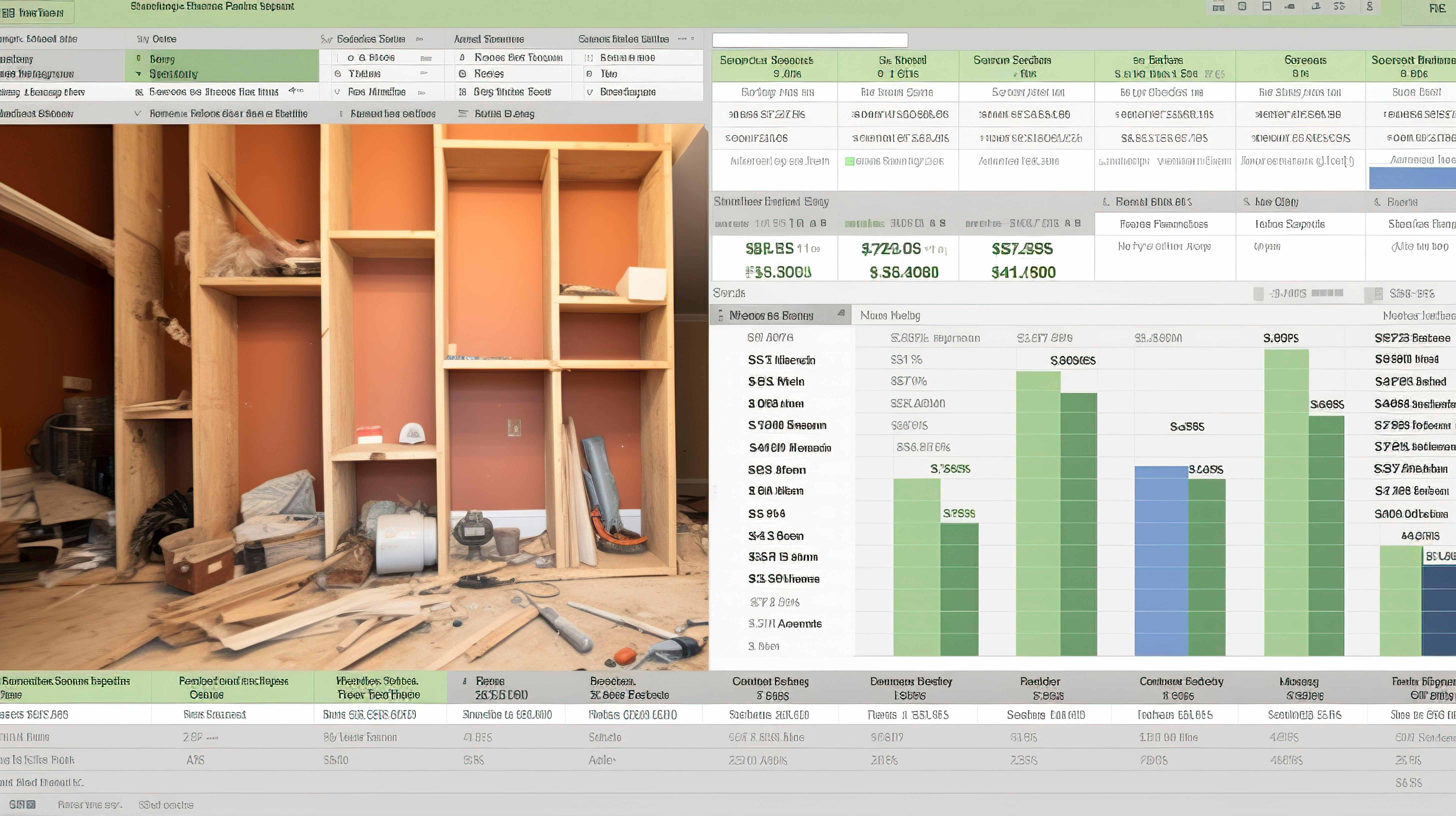 Шаблон для визуализации закрепленных областей в таблице
